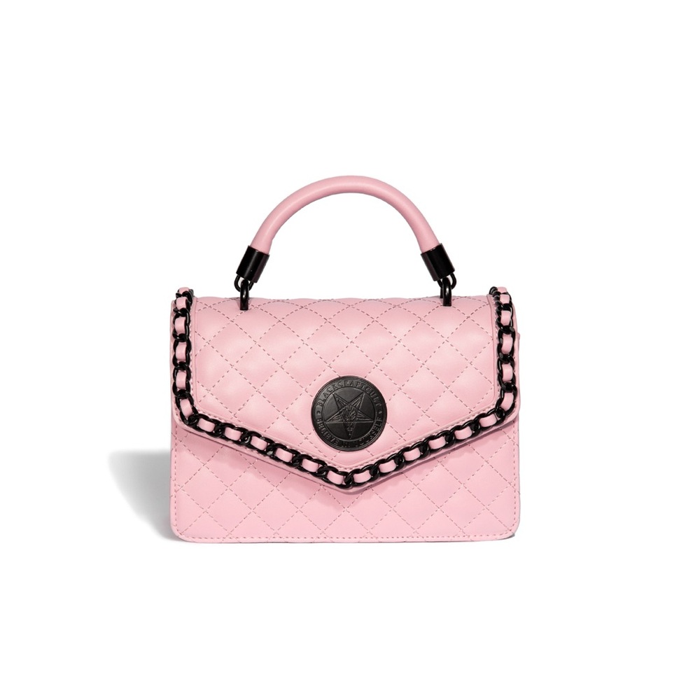 Blackcraft cult bubblegum pink quilted handbag purse crossbody bag